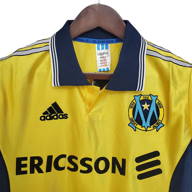 Camisa Marseille Retrô 1998/1999 Amarela - Adidas