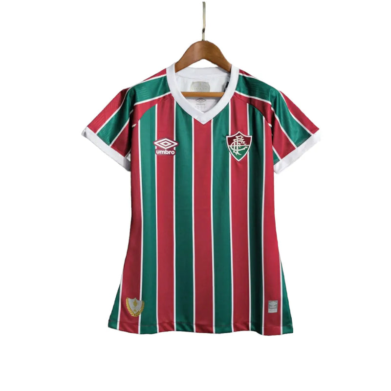 Camisa Fluminense I 23/24 - Feminina Umbro - Tricolor