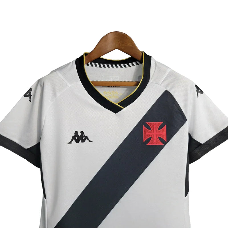 Camisa Vasco da Gama II 23/24 - Torcedor Kappa Feminina - Branca