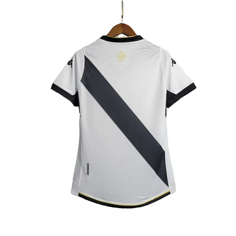 Camisa Vasco da Gama II 23/24 - Torcedor Kappa Feminina - Branca