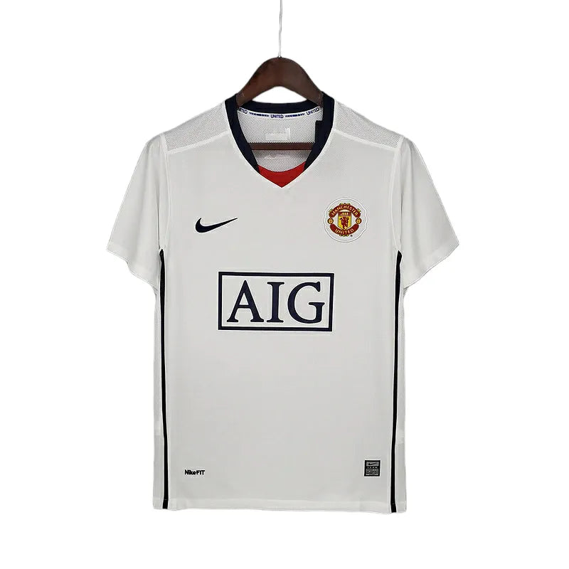 Camisa Manchester United Retrô 2008/2009 Branca - Nike