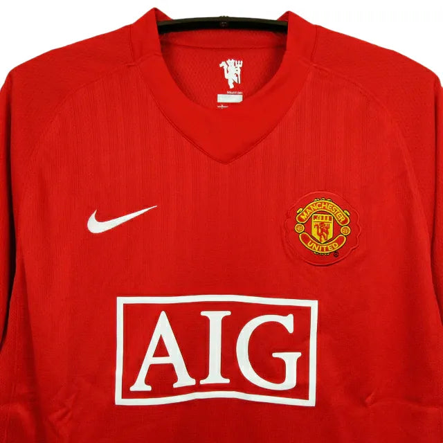 Camisa Manchester United Retrô 2007/2008 Vermelha - Nike