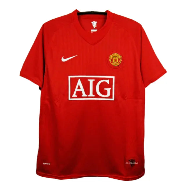 Camisa Manchester United Retrô 2007/2008 Vermelha - Nike