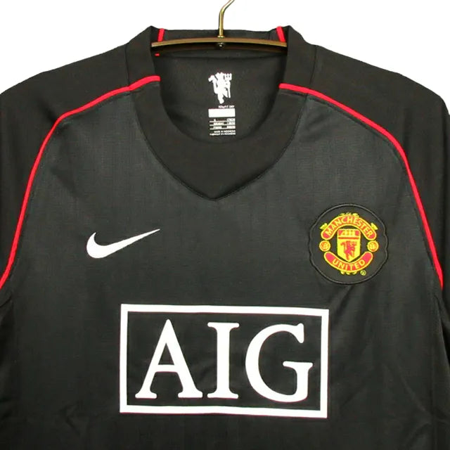 Camisa Manchester United Retrô 2007/2008 Preta - Nike