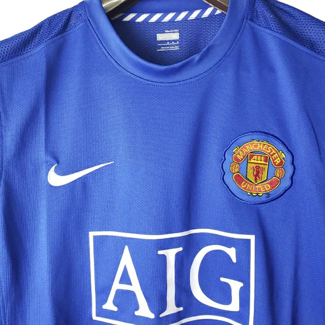 Camisa Manchester United Retrô 2007/2008 Azul - Nike