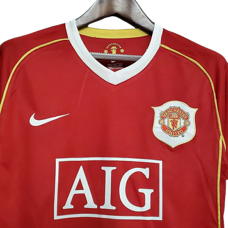 Camisa Manchester United Retrô 2006/2007 Vermelha - Nike