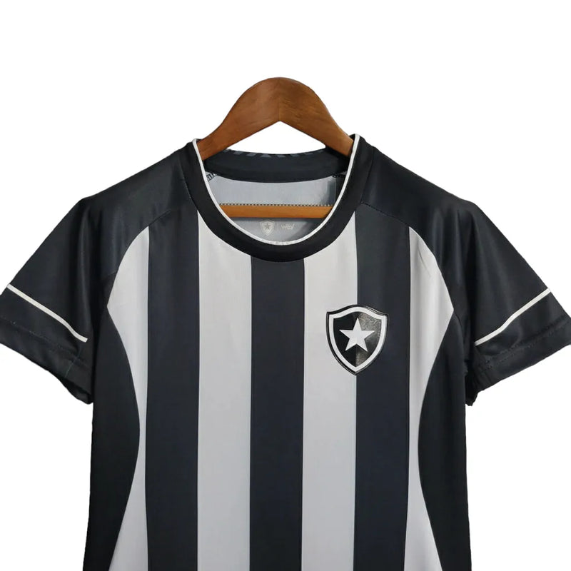 Camisa Botafogo I 23/24 - Feminina - Branco e Preto