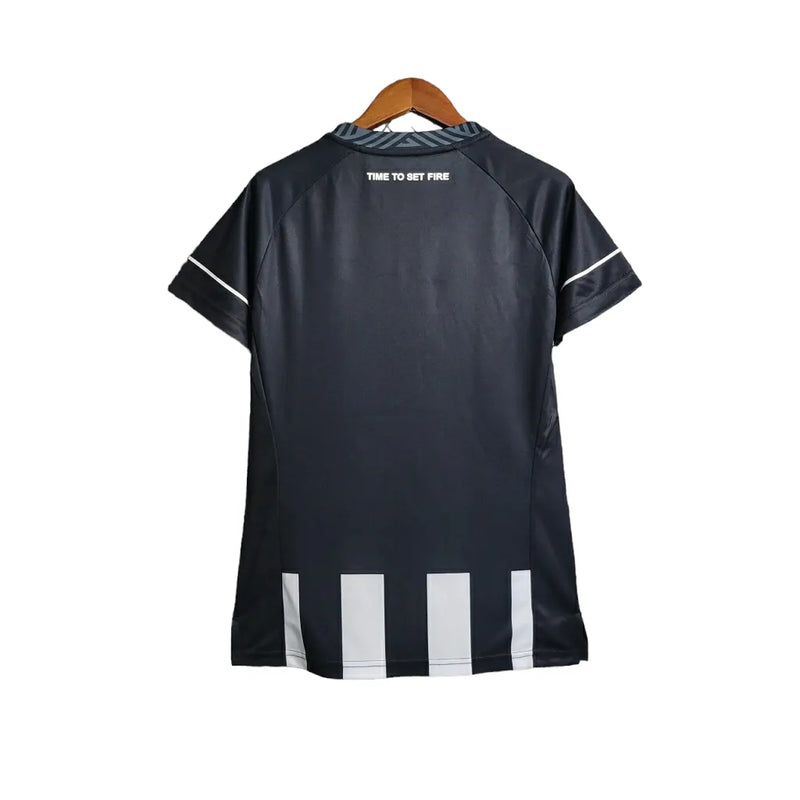 Camisa Botafogo I 23/24 - Feminina - Branco e Preto