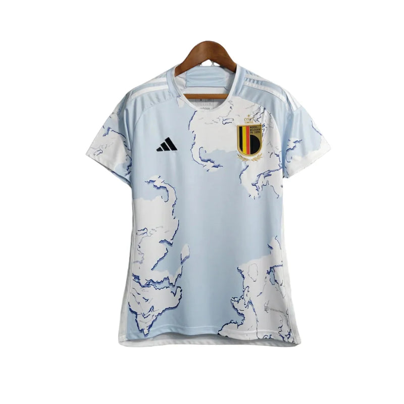 Camisa Bélgica 23/24 - Torcedor Adidas Feminina - Azul