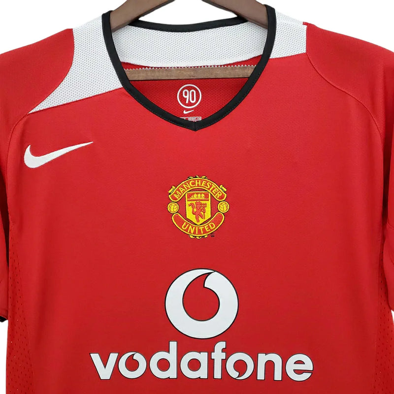 Camisa Manchester United Retrô 2004/2006 Vermelha - Nike