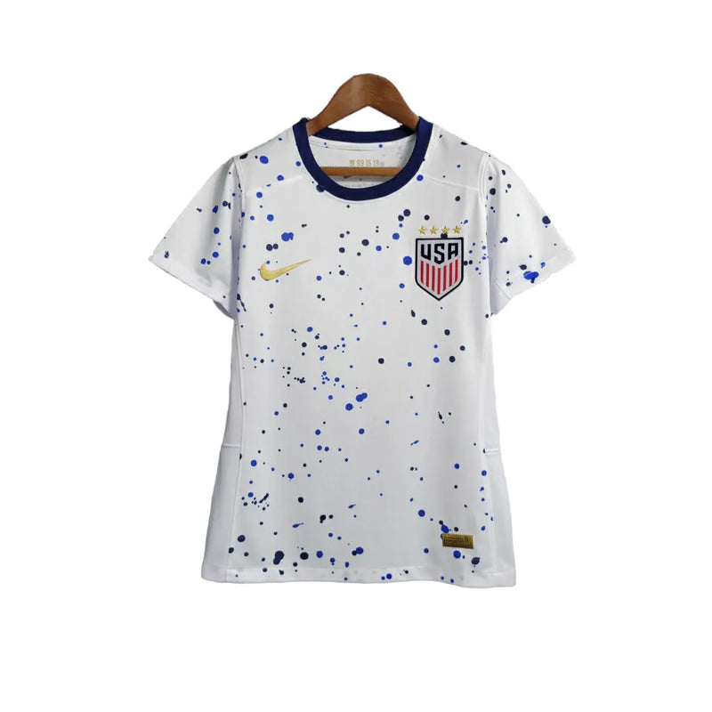 Camisa Estados Unidos I 23/24 - Feminina Nike - Branco