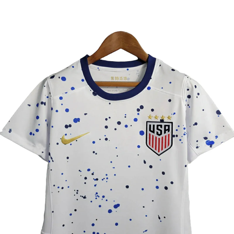 Camisa Estados Unidos I 23/24 - Feminina Nike - Branco