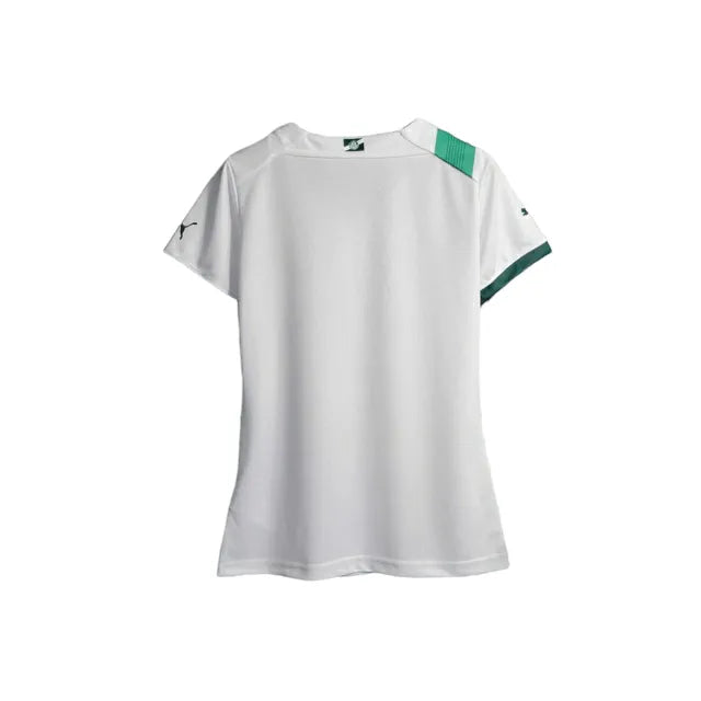 Camisa Palmeiras II 23/24 - Torcedor Puma Feminina - Branca com detalhes em verde