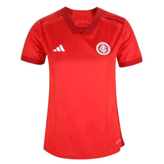 Camisa Internacional I 23/24 - Torcedor Adidas Feminina - Vermelha