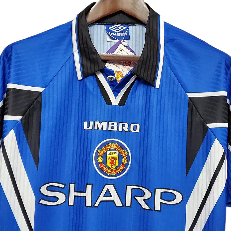 Camisa Manchester United Retrô 1996/1997 Azul - Umbro