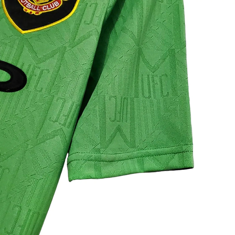 Camisa Manchester United Retrô 1992/1994 Verde e Amarela - Umbro