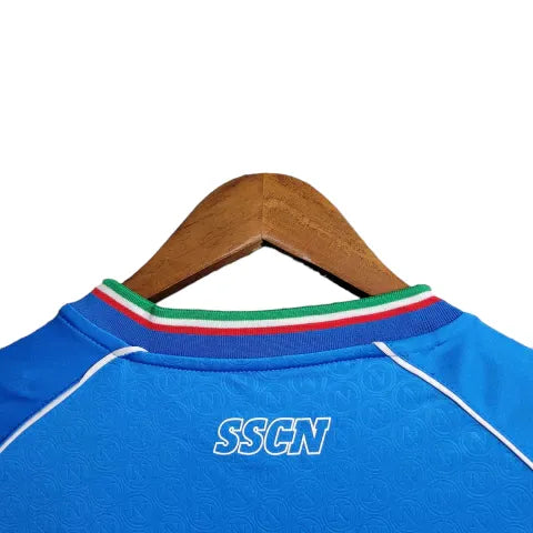 Camisa Napoli I 23/24 - Torcedor EA7 Masculina - Azul