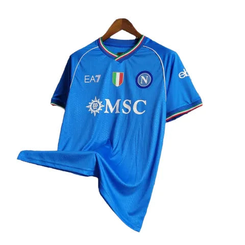 Camisa Napoli I 23/24 - Torcedor EA7 Masculina - Azul