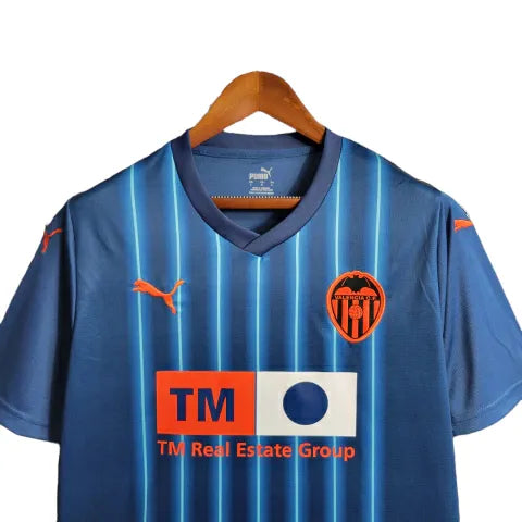 Camisa Valencia Away 23/24 - Torcedor Puma Masculina - Azul