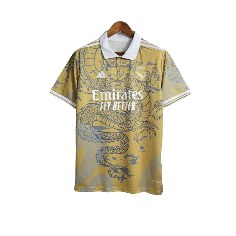 Camisa Real Madrid Edição Especial 23/24 - Torcedor Adidas Masculina - Dourado