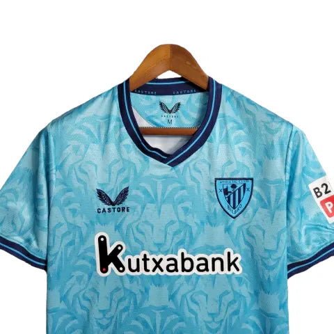 Camisa Athletic Bilbao Away 23/24 - Torcedor Castore Masculina - Azul