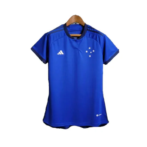 Camisa Cruzeiro I 23/24 - Torcedor Feminina Adidas - Azul