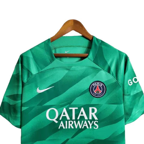 Camisa Paris Saint-Germain Goleiro 23/24 - Torcedor Jordan Masculina - Verde