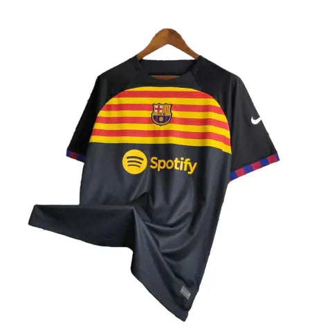 Camisa Barcelona Treino 23/24 - Torcedor Nike Masculina - Preta