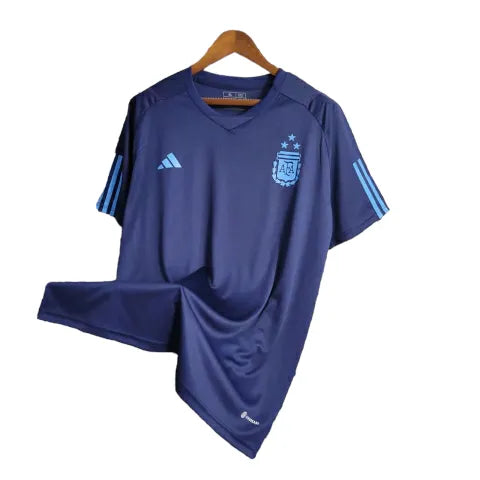 Camisa Seleção da Argentina Treino 23/24 Torcedor Adidas Masculina - Azul