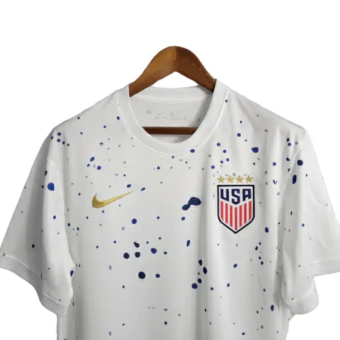 Camisa Estados Unidos 23/24 Torcedor Nike Masculina - Branco