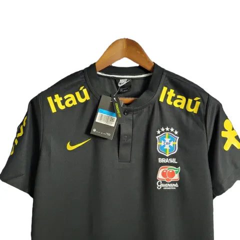 Camisa Seleção Brasileira Viagem II 20/21 Torcedor Nike Masculina - Preta