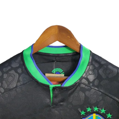 Camisa Seleção Brasileira Concept 2022 Torcedor Nike Masculina - Preta