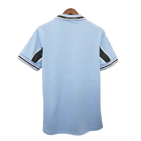 Camisa Retrô Lazio I 1999/2000 - Puma Masculina - Azul e preta