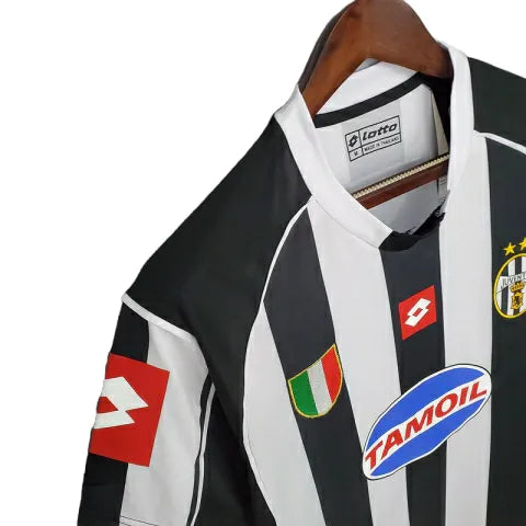 Camisa Retrô Juventus 2002/2003 - Lotto Masculina - Preta e branca