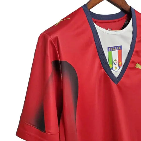 Camisa Retrô Seleção da Itália 2006 - Puma Masculina - Vermelha