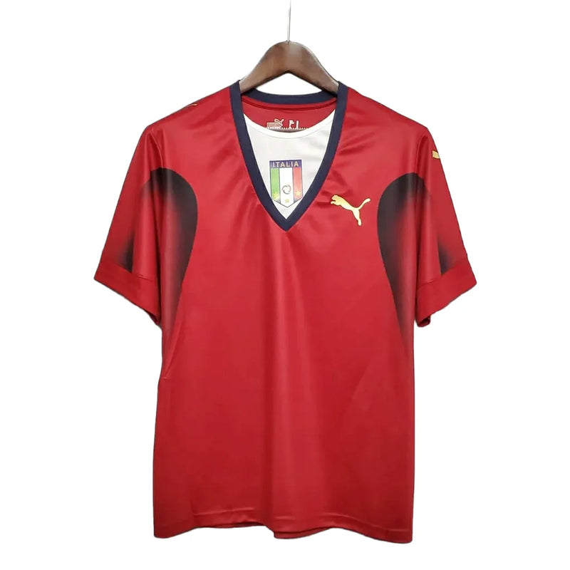 Camisa Retrô Seleção da Itália 2006 - Puma Masculina - Vermelha