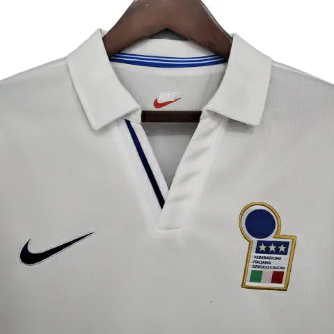 Camisa Retrô Seleção da Itália II 1998 - Nike Masculina - Branca