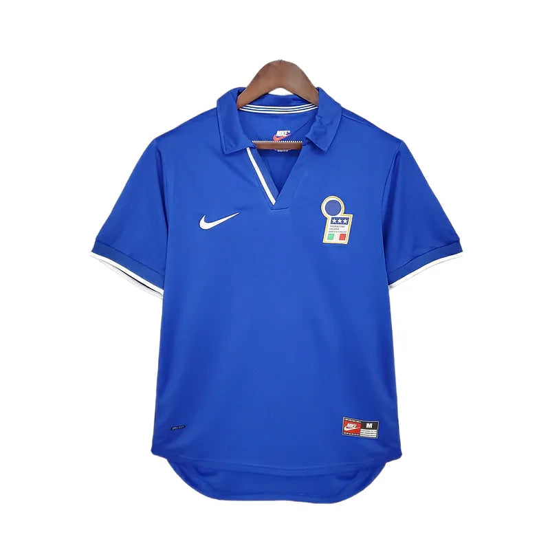 Camisa Retrô Seleção da Itália I 1998 - Nike Masculina - Azul