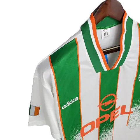 Camisa Irlanda Retrô 1994 Branca e Verde - Adidas