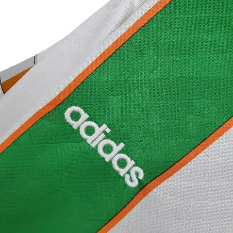 Camisa Irlanda Retrô 1994 Branca e Verde - Adidas