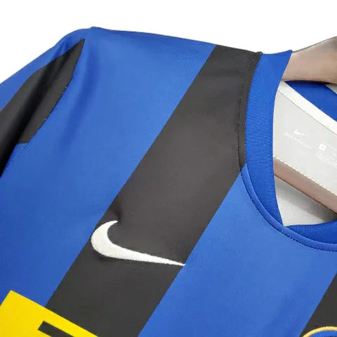 Camisa Retrô Inter de Milão I 2008/2009 - Masculina Nike - Azul e preta