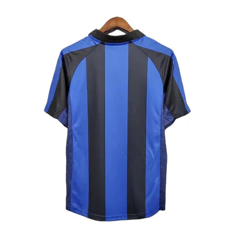 Camisa Retrô Inter de Milão I 2001/2002 - Masculina Nike - Azul e preta