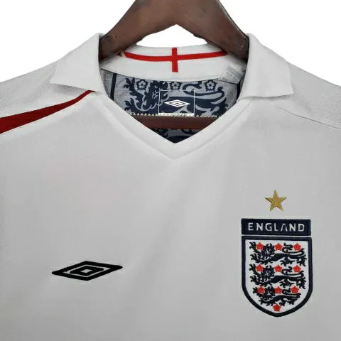 Camisa Retrô Seleção da Inglaterra 2006 - Umbro Masculina - Branca