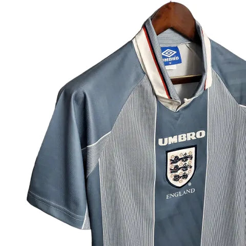 Camisa Retrô Seleção da Inglaterra 1996 - Umbro Masculina - Cinza