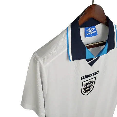 Camisa Retrô Seleção da Inglaterra 1996 - Umbro Masculina - Branca