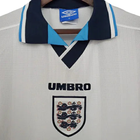 Camisa Retrô Seleção da Inglaterra 1996 - Umbro Masculina - Branca