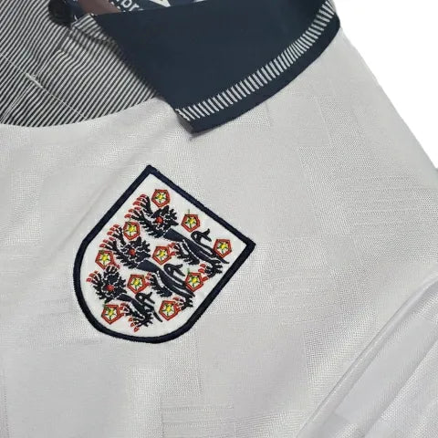 Camisa Retrô Seleção da Inglaterra 1990 - Umbro Masculina - Branca