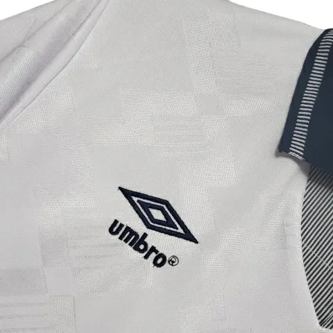 Camisa Retrô Seleção da Inglaterra 1990 - Umbro Masculina - Branca