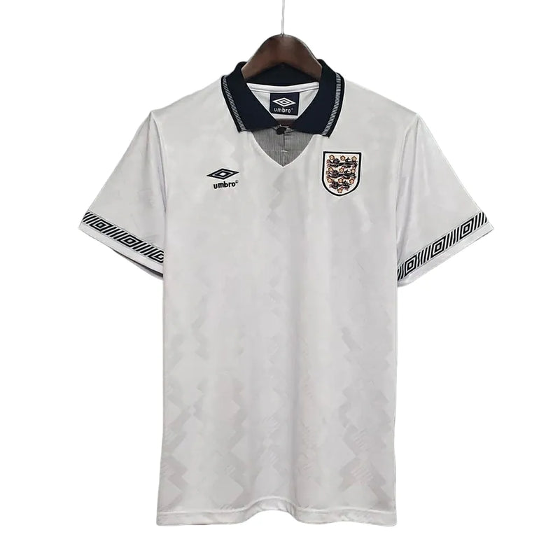 Camisa Retrô Seleção da Inglaterra 1990 - Umbro Masculina - Branca