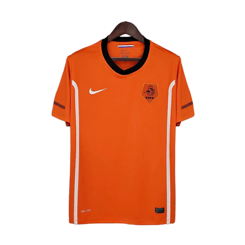 Camisa Retrô Seleção da Holanda I 2010 - Nike Masculina - Laranja